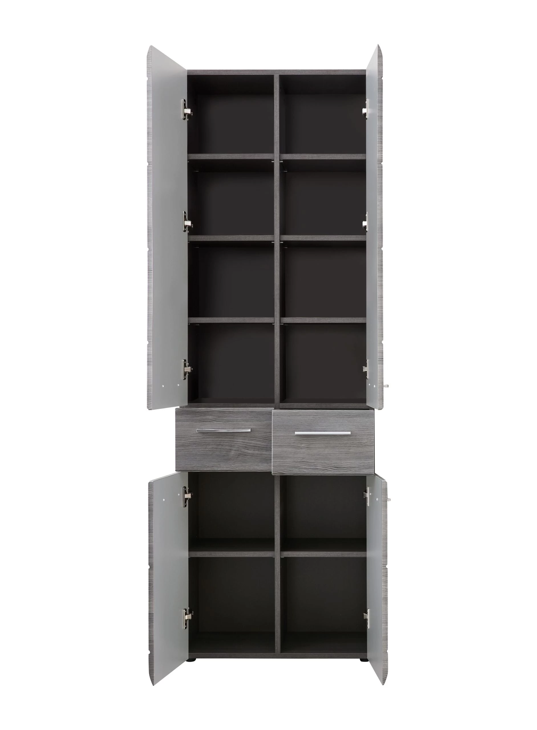 Meuble Haut Moderne Et Facile D'entretien En Sardegna Smoked Silver - Tall Unit Line 3 Meuble Haut Moderne Et Facile D'entretien En Sardegna Smoked Silver - Tall Unit Line – Image 3