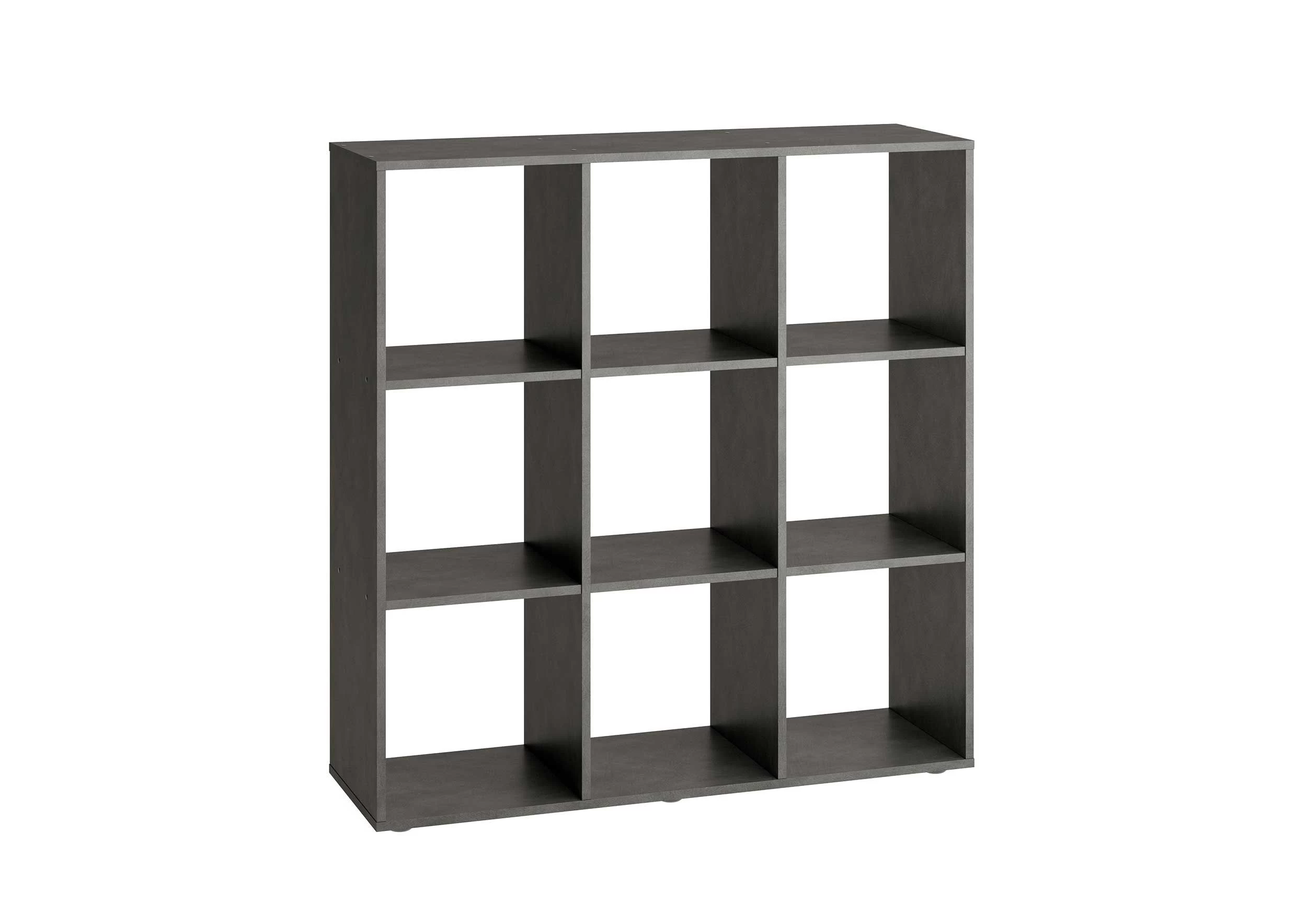 FMD Étagère Méga 9 Niches - Gris 3 FMD Étagère Méga 9 Niches - Gris – Image 3