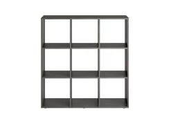 FMD Étagère Méga 9 Niches - Gris 7 FMD Étagère Méga 9 Niches - Gris -Meubles Tables Et Chaises Shop Mega 5 Matera frontal f7f9