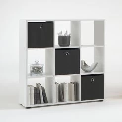 FMD Étagère Méga 9 Niches - Blanc