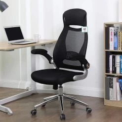 Songmics Chaise De Bureau Xavi - Noir