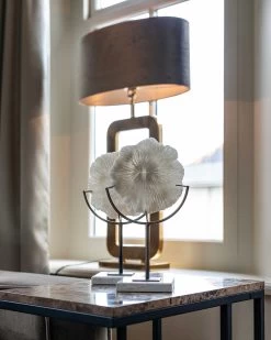 RICHMOND Table D'appoint Orry 55x35cm - Brun/noir -Meubles Tables Et Chaises Shop ORION 7217 FO 0030 LB 0073 SETTING 1 0478