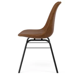 Siège Baquet Brett Cuir Synthétique - Brun 7 Siège Baquet Brett Cuir Synthétique - Brun -Meubles Tables Et Chaises Shop Ontwerp zonder titel 14 353f