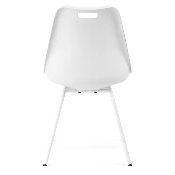 Chaise à Godet Brett Avec Poignée - Blanc 2 Chaise à Godet Brett Avec Poignée - Blanc – Image 2