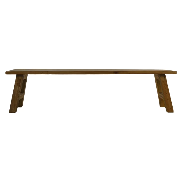 Banc Kevin 182cm - Teck Massif 3 Banc Kevin 182cm - Teck Massif – Image 3