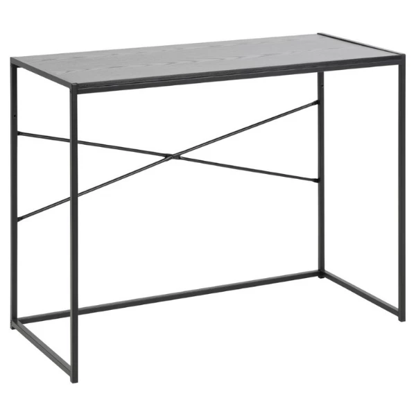 Console/bureau Dover Industriel - Noir/chêne Sonoma 6 Console/bureau Dover Industriel - Noir/chêne Sonoma – Image 6