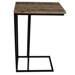Table D'appoint Rick 40cm Bois De Manguier - Naturel/noir -Meubles Tables Et Chaises Shop Ontwerp zonder titel 26 432d