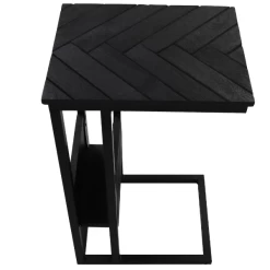 Table Basse Verona Bois De Manguier Motif à Chevrons - Noir -Meubles Tables Et Chaises Shop Ontwerp zonder titel 34 e114