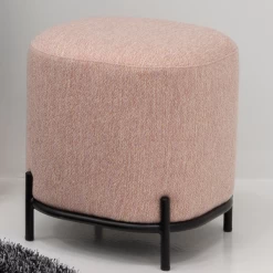 Pouf Larry - Rose Tendre