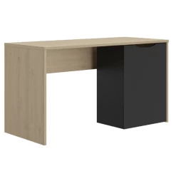 Bureau Albano 136cm - Noir/décor De Chêne -Meubles Tables Et Chaises Shop Ontwerp zonder titel 37 2f9b