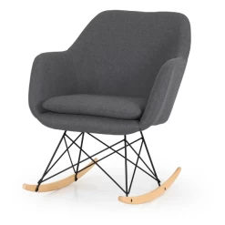 Fauteuil à Bascule Gemma - Gris -Meubles Tables Et Chaises Shop Ontwerp zonder titel 76 2db4