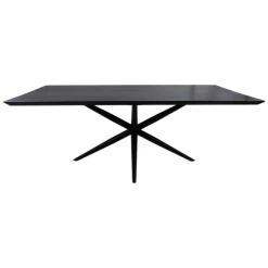 Table De Salle à Manger Luzern Bois D'acacia - Noir -Meubles Tables Et Chaises Shop Ontwerp zonder titel 8 35a0