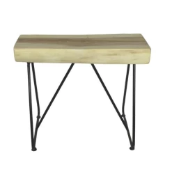 Tabouret Mangala 60x45cm - Munggur/noir