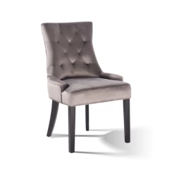 Chaise De Salle à Manger Bristol - Beige/noir