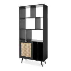 Bibliothèque Daka 80cm 1 Porte - Noir/nature -Meubles Tables Et Chaises Shop Ontwerp zonder titel 2021 11 18T151458.681 6478