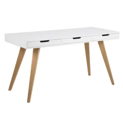 Bureau Tamino 3 Tiroirs - Blanc/frêne -Meubles Tables Et Chaises Shop Ontwerp zonder titel 2021 12 23T154759.976 5436