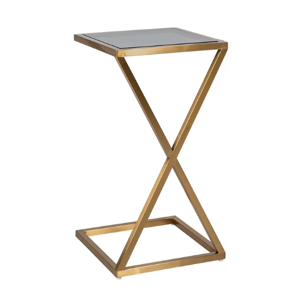 RICHMOND Table D'appoint Paramount 35x35cm - Doré 1 RICHMOND Table D'appoint Paramount 35x35cm - Doré
