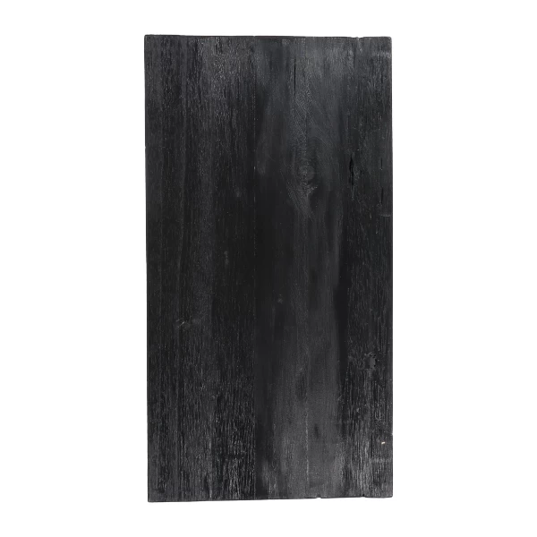 Tabouret Décoratif Lawas 50cm Bois Teck - Noir 4 Tabouret Décoratif Lawas 50cm Bois Teck - Noir – Image 4