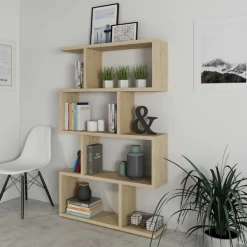 Bibliothèque Blokus 100x25x160cm - Chêne
