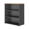 Bibliothèque Cino 100cm Avec 2 étagères - Anthracite