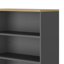 Bibliothèque Cino 100cm Avec 2 étagères - Anthracite -Meubles Tables Et Chaises Shop Ontwerp zonder titel 2022 07 04T093624.407 9e68