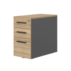 Caisson à Tiroirs Sonna - Anthracite/bois