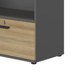 Caisson Retiro 1 Tiroir 1 Compartiment - Anthracite/chêne 5 Caisson Retiro 1 Tiroir 1 Compartiment - Anthracite/chêne -Meubles Tables Et Chaises Shop Ontwerp zonder titel 2022 07 05T092121.843 537d