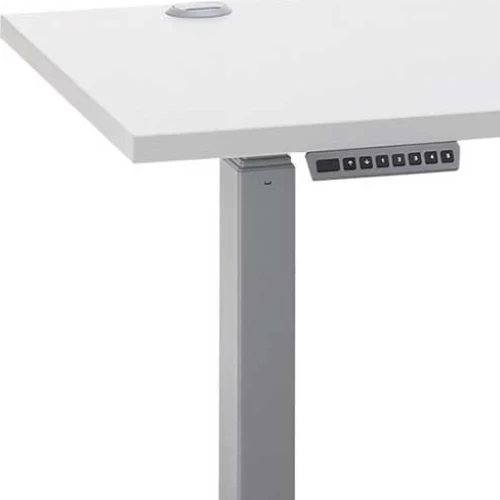 Bureau Assis Debout Cino Réglable En Hauteur - Gris 2 Bureau Assis Debout Cino Réglable En Hauteur - Gris – Image 2