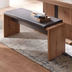 Banc De Salle Ă Manger Lorna 130cm - ChĂŞne/anthracite