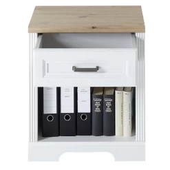 Armoire De Bureau Samine Avec Tiroir De Rangement - Blanc/chêne -Meubles Tables Et Chaises Shop Ontwerp zonder titel 2022 09 20T163416.718 48c8