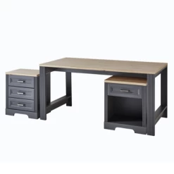 Bureau Samine 160x80cm - Graphite/chêne -Meubles Tables Et Chaises Shop Ontwerp zonder titel 2022 09 20T163752.323 50d6