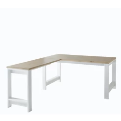 Elément D'angle Pour Bureau Samine - Blanc/chêne 7 Elément D'angle Pour Bureau Samine - Blanc/chêne -Meubles Tables Et Chaises Shop Ontwerp zonder titel 2022 09 20T164607.416 3192