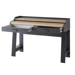 Secretaire Samine Avec 2 Tiroirs De Rangement - Graphite/chêne -Meubles Tables Et Chaises Shop Ontwerp zonder titel 2022 09 20T165016.403 89ea