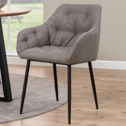Fauteuil Brooke - Gris Clair