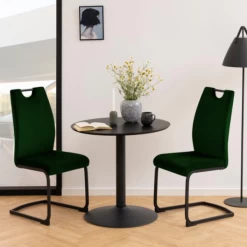 Chaise De Salle à Manger Ulla - Vert Foncé