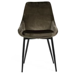 Siège Baquet Alexia Velours - Taupe