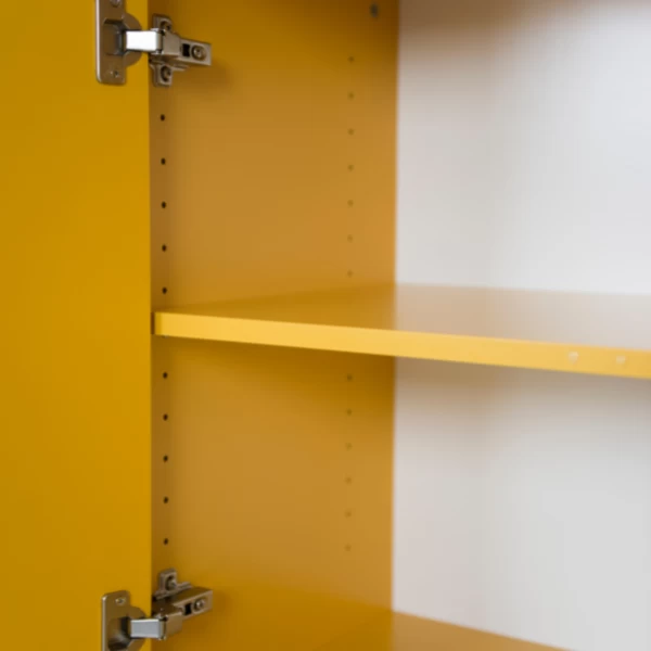 Armoire Haute 76 Cm-jaune 2 Armoire Haute 76 Cm-jaune – Image 2