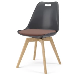 Chaise à Godets Blair - Chêne/gris/rose -Meubles Tables Et Chaises Shop Ontwerp zonder titel 2022 12 28T142031.879 cfd2