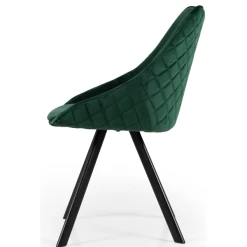 Chaise De Salle à Manger Fritz Velours - Vert -Meubles Tables Et Chaises Shop Ontwerp zonder titel 2022 12 29T162848.359 27fe