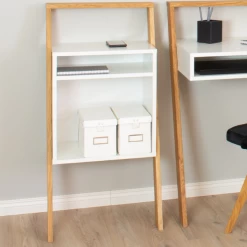 Bibliothèque Marjolein-blanc/chêne