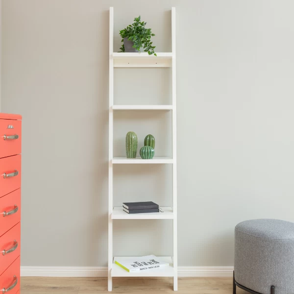 Bibliothèque Solvay 45 Cm-blanc 1 Bibliothèque Solvay 45 Cm-blanc