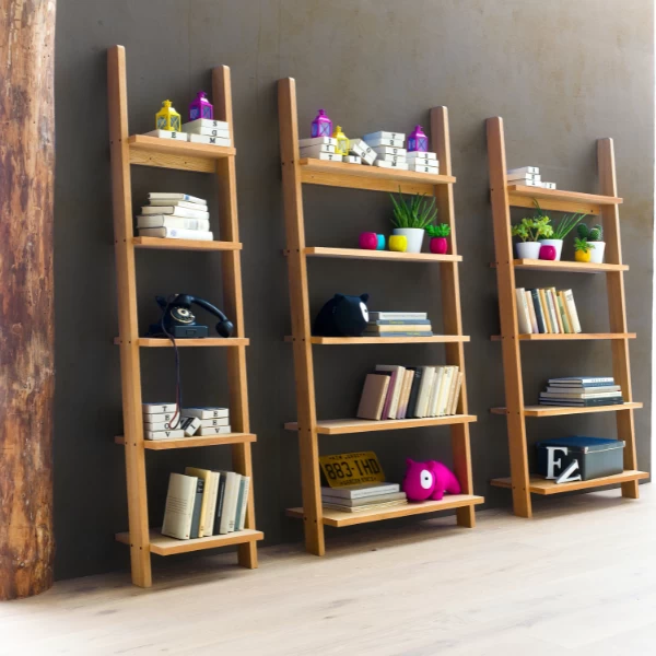 Bibliothèque Solvay 85 Cm-chêne 2 Bibliothèque Solvay 85 Cm-chêne – Image 2