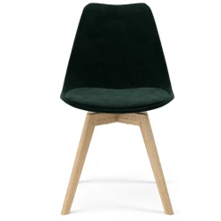 Siège Baquet Lize Velours - Vert Foncé