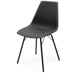 Chaise De Coquille Alice-noir