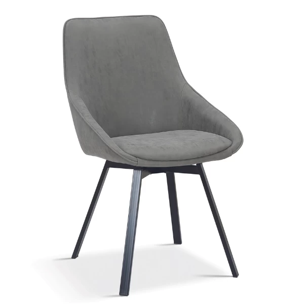 Chaise De Salle à Manger Mathias-gris Clair 5 Chaise De Salle à Manger Mathias-gris Clair – Image 5