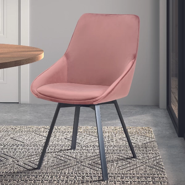 Chaise De Salle à Manger Mathias-rose Brillant 1 Chaise De Salle à Manger Mathias-rose Brillant