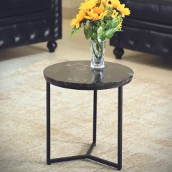 Table D'appoint Jara-marbre Noir