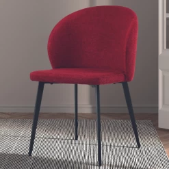 Chaise De Salle à Manger Tilly-rouge