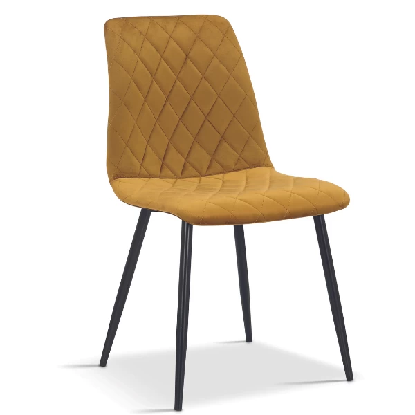 Chaise De Salle à Manger Maletto-couleur D'or 5 Chaise De Salle à Manger Maletto-couleur D'or – Image 5