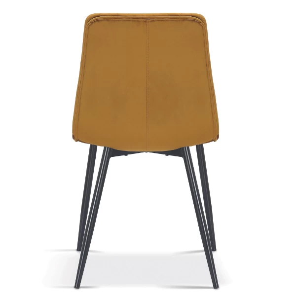 Chaise De Salle à Manger Maletto-couleur D'or 3 Chaise De Salle à Manger Maletto-couleur D'or – Image 3